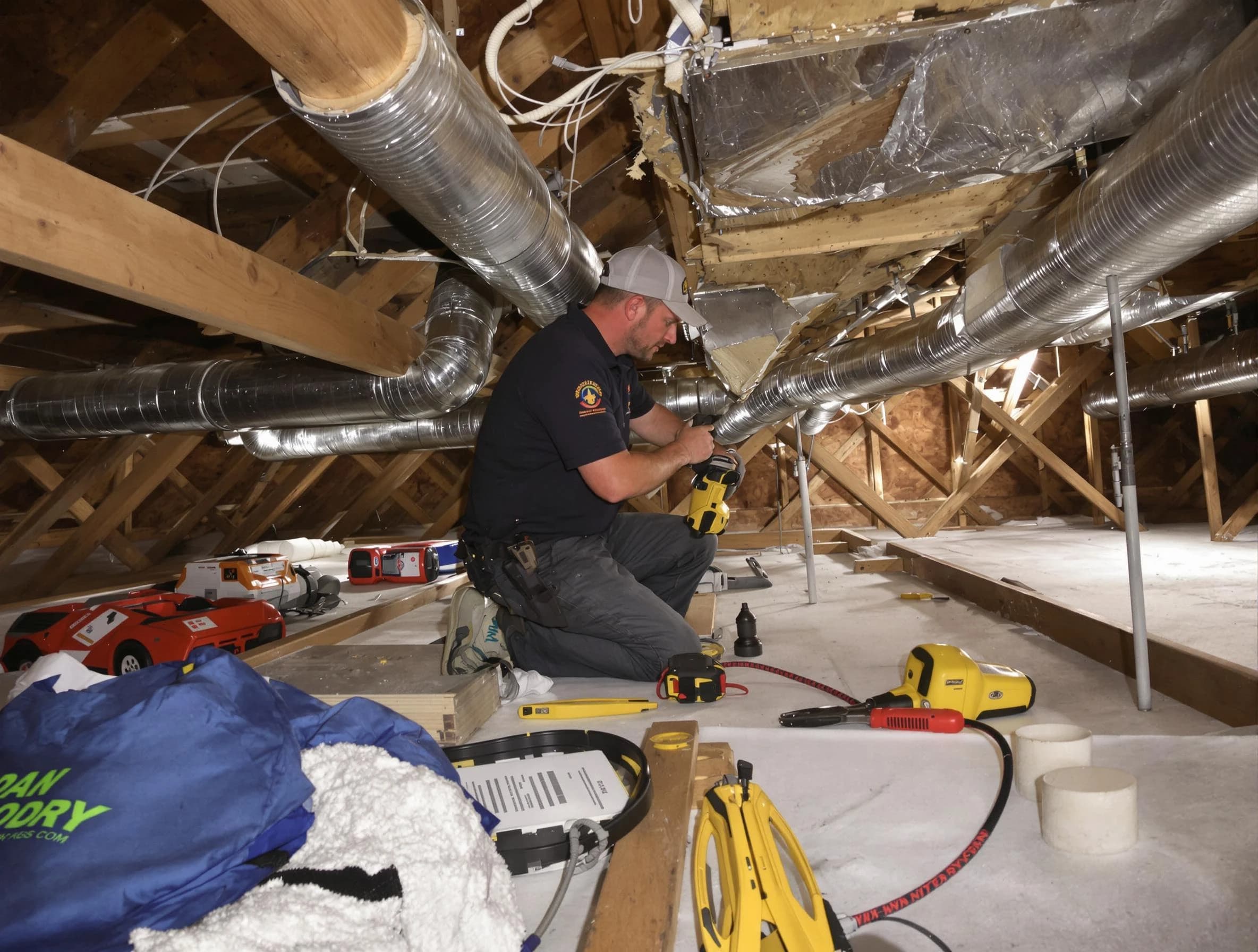 Professional air duct repair by Newport Beach Air Duct Cleaning in Newport Beach