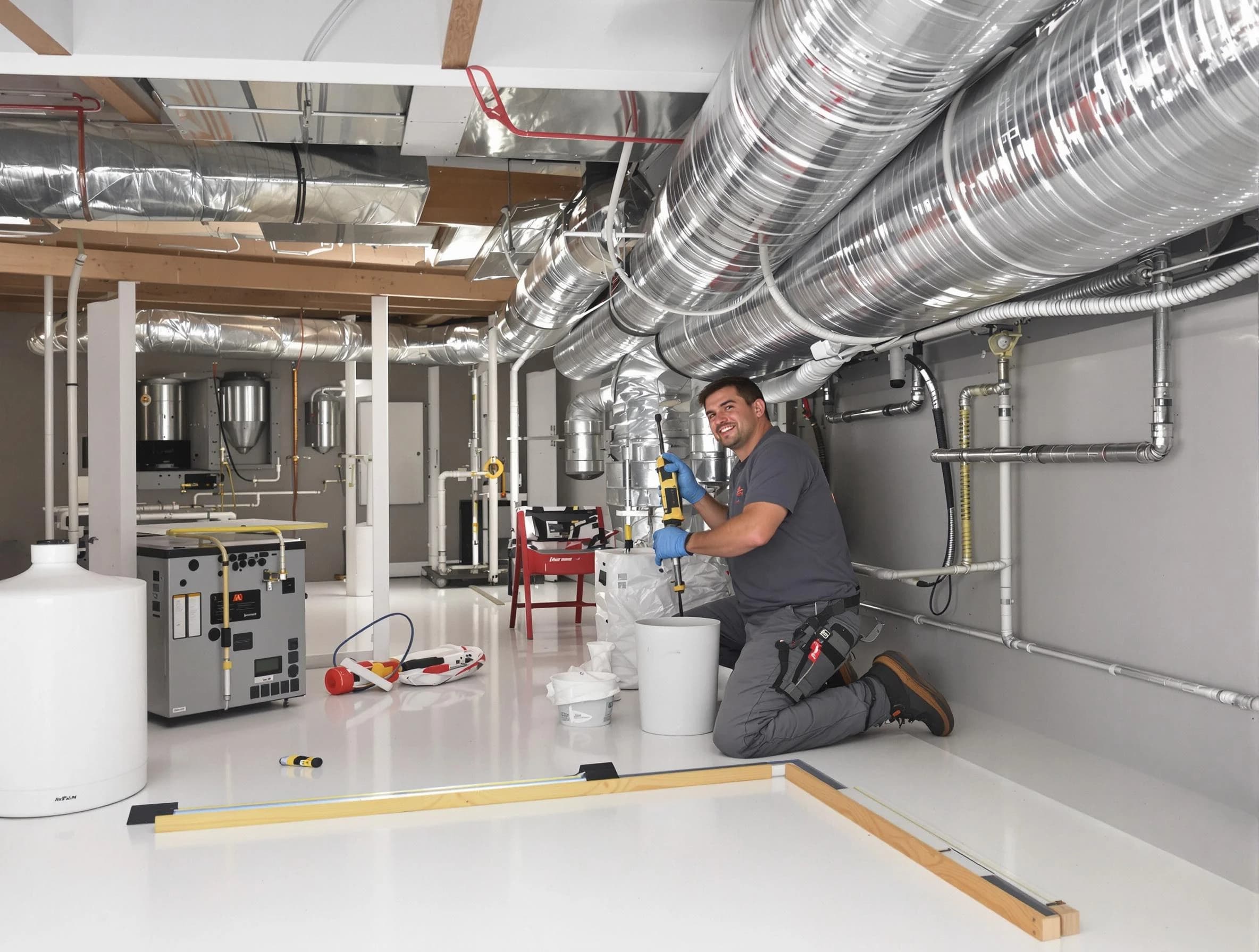 Professional duct sealing service by Newport Beach Air Duct Cleaning in Newport Beach